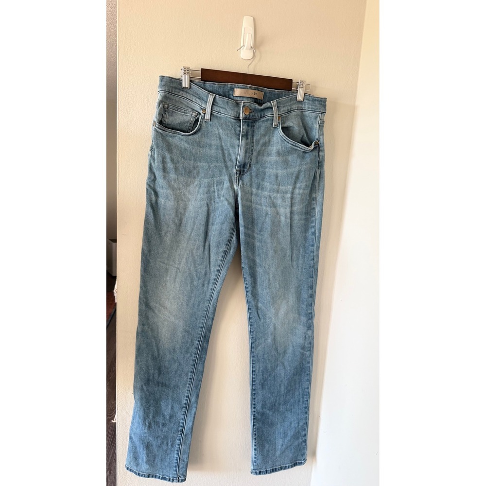 Joe's Jeans Women's 34 Light Wash Straight Leg Stretch Denim Jeans